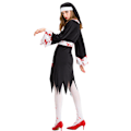 Pikkukuva 3 / 5: Halloween-nunnakoskaatti Naisille Musta Pelottava Syntisten Siskojen Asut XL