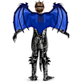 Miniatyrbilde 3 av 6: Halloween-drakt for barn, dragevinger for gutter style2 110