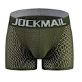 Miniatyrbillede 2 af 5: Mænds Underbukser Boxer Mesh Mænds Polstrede Underbukser med Hoftepads Army Green XL