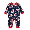 Pikkukuva 3 / 11: Lasten ja Aikuisten Jouluperheen Sopivat Pyjamat Lumimies Uniasu PJs Sarjat Dad L