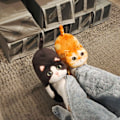 Miniatyrbilde 4 av 6: Myke Katt-Topplapper for Kvinner, Komfortable Plysj Varme Slip-on Topplapper Ginger cat Ginger cat