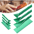 Miniatyrbilde 1 av 2: Polygons 3-i-1 Flat Måleskje, 2 Skjeer med 6 Ulike Størrelser green