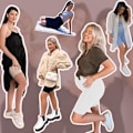 Miniatyrbilde 3 av 5: Sorte Gravide Leggings for Kvinner white M