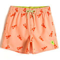 Miniatyrbild 1 av 6: Pojk Hawaii Badbyxor Pojkar Baddräkt Baddräkt Pojkar Badshorts Badkläder Orange 2 XL