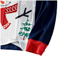 Pikkukuva 6 / 11: Lasten ja Aikuisten Jouluperheen Sopivat Pyjamat Lumimies Uniasu PJs Sarjat Mom 2XL