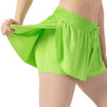 Miniatyrbillede 1 af 5: Pige Atletiske Shorts Børne Gymnastik Løbeshorts Light Green S