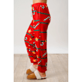 Miniatyrbild 8 av 10: Dam Candy Cane Julpyjamas Randig Loungeset Jul-PJs Set red M