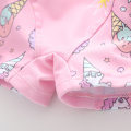 Miniatyrbilde 6 av 7: Jente-badeantrekk med lang erme, mermaid-design og rynker, UV-beskyttelse Color 2 5XL