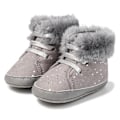 Pikkukuva 1 / 11: Vauvan talvibootsit, vauvojen tyttöjen ja poikien lumikengät, liukumattomat kylmään säähän grey 13cm