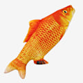 Miniatyrbild 1 av 5: 3D Simulerad Guldfisk Plyschleksak Fylld Mjuk Djur Karp Plysch C 40cm