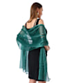 Miniatyrbillede 3 af 4: Chiffon Elegant Stole Sjal til Kjole i Forskellige Farver green