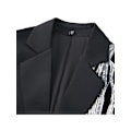 Miniatyrbillede 3 af 8: Drengenes Blazer Slim Fit Suitjakke Formel Smokingjakke silver 14