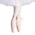 Miniatyrbilde 5 av 6: Profesjonelle Ballettsko med tåbeskyttelse Red 34