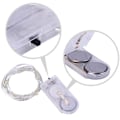 Miniatyrbillede 5 af 5: Fe Fairylys Micro Ris Lys Kobbertråd Julelys 20LED Batteridrevet Color 2m20LED