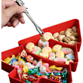 Miniatyrbild 4 av 8: Julgran Fruktfat Glad Jul Fest Dekorationer red