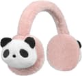 Söta Panda Öronmuffar Fällbara Varma Öronmuffar pink