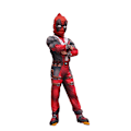 Miniatyrbild 8 av 11: Muskel Deadpool Mask Superhjälte Cosplay Anime Kostymer S