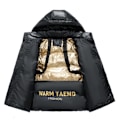 Miniatyrbillede 2 af 10: Graphen Sort Guld Dunjakke Vinter Unisex Bomuldsjakke XL