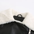 Pikkukuva 6 / 10: Naisten nahka-sherpa-takki, lampaannahka-takki black M