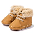 Miniatyrbild 1 av 8: Baby Snow Boots Vinter Skor Spädbarn Pojkar Flickor Booties Halkfri Kallt Väder brown 11cm