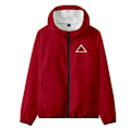 Miniatyrbild 1 av 2: Squid Game 2-spelare Cosplay Kostym Träningsoverall Triangle windbreaker 2XL