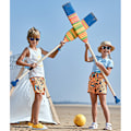 Miniatyrbild 6 av 6: Pojk Hawaii Badbyxor Pojkar Baddräkt Baddräkt Pojkar Badshorts Badkläder Red 1 S