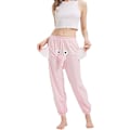 Pikkukuva 1 / 7: Hauskat Elefantti-Pyjamahousut, Söpöt Kolmiulotteiset Pari-Pyjamahousut pink 2XL