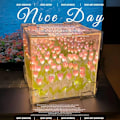 Miniatyrbilde 6 av 6: DIY Tulipan Kube Speil Lampe, Håndlaget DIY Tulipan Nattelys For Blomster Magisk Kube