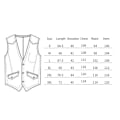 Miniatyrbillede 2 af 2: Herre Suede Dobbeltbrystet Vest black L