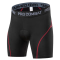 Miniatyrbillede 1 af 5: Mænds Cykelshorts 3D Polstret MTB Cykel Underbukser Shorts Åndbar Black-Red S