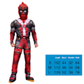 Miniatyrbild 11 av 11: Muskel Deadpool Mask Superhjälte Cosplay Anime Kostymer M
