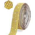 Miniatyrbild 1 av 7: Kristall Självhäftande Band Diamant Bling Band Rulle gold