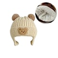 Pikkukuva 4 / 5: Vauvan Beanie-Pipo, Vauvan ja Taaperon Talvinen Lämmin Neulepipo beige