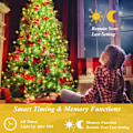 Miniatyrbillede 7 af 9: Julelys til Træ, 6,6FT x 16 Rækker Fe 400 LED med Fjernbetjening wram color