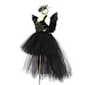 Pikkukuva 2 / 11: Pitkä Peacock-mekko tytöille syntymäpäiville, Halloween-juhliin M