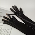 Pikkukuva 7 / 7: Juhlatyyliset hanskat 20-luvun Flapper Gatsby -asusteet Sametti black