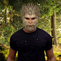Pikkukuva 4 / 8: Black Myth: WuKong-naamio, Realistinen WuKong-pelottavaan Cosplay-rekvisiittaan