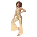 Pikkukuva 5 / 8: Vintage Party 70-luvun ja 80-luvun Hipit Asut Cosplay Haalarit Karnevaaliasu gold M