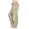 Pikkukuva 2 / 5: Jouluiset Naisten Pyjama Housut Rento Mukava Yöasu leopard print M