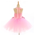 Pikkukuva 3 / 4: Tutu Dreams Pink Princess -asu hiuspannalla tytöille syntymäpäiville, Halloweeniin ja juhliin pink XXL