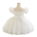 Miniatyrbillede 3 af 5: Pigekjole til Fødselsdagsfest, Kommunionceremoni, Prinsessekjole White 80cm