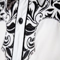 Pikkukuva 4 / 5: Miesten rento pitkähihainen napitettu paita, jossa on brodeeraus White 2 XL