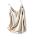 Miniatyrbild 1 av 8: Camisole Slank Väst Sexig Kvinna Ärmlös V-Hals Toppar champagne L