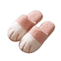 Miniatyrbild 1 av 5: Varma Plyschtofflor Kattfot Design Hemma Dam Skor pink 38-39