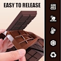 Miniatyrbillede 3 af 9: 12 Hul Chokoladebar Form Dyb med Poser Skraber Style1