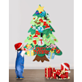 Miniatyrbilde 6 av 7: Filtt juletre for småbarn, Montessori filtt juletre style1