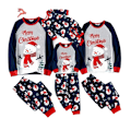 Pikkukuva 1 / 11: Lasten ja Aikuisten Jouluperheen Sopivat Pyjamat Lumimies Uniasu PJs Sarjat Mom XL