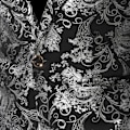 Miniatyrbillede 6 af 7: Herre Jakkesæt Blazer Shawl Revers Langærmet Jakke black 3XL