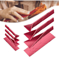 Pikkukuva 1 / 8: Polygons 3-in-1 Tasainen Mittalusikka, 2 Lusikkaa 6 Eri Koolla red
