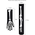 Miniatyrbilde 5 av 7: Halloween-Hodeskaller Hansker Strømper For Fest Cosplay Kostyme Gløder I Mørket Ordinary skeleton gloves+socks